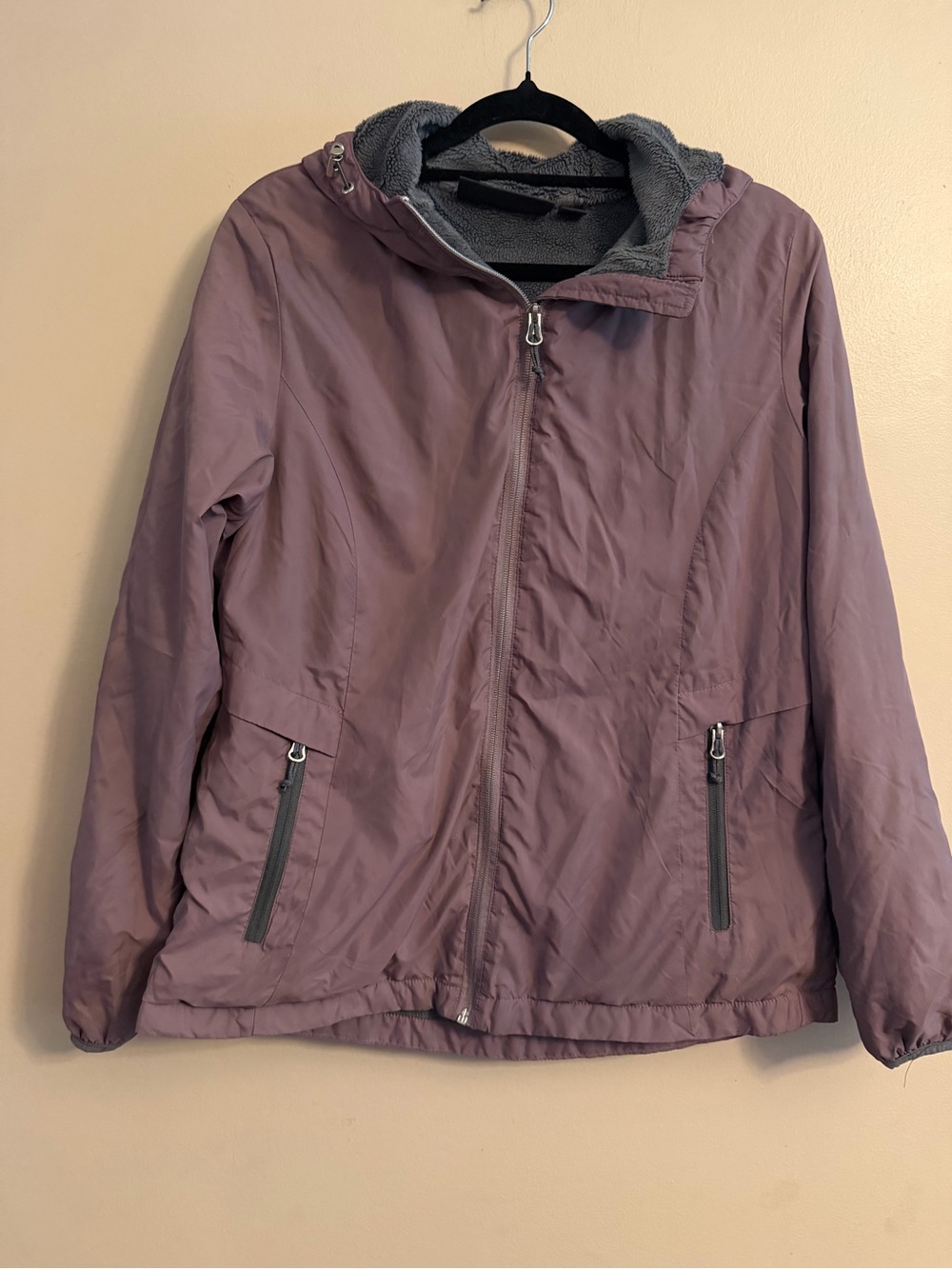 Free Country Mauve Hooded Puffer Jacket